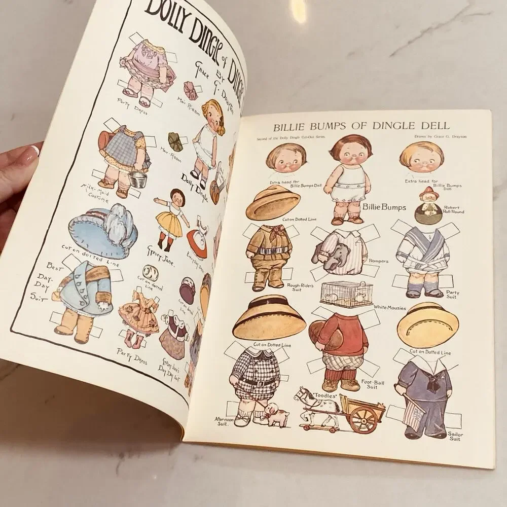 Dolly Dingle Uncut Paper Dolls Book Grace G. Drayton Brand New Condtion Uncut